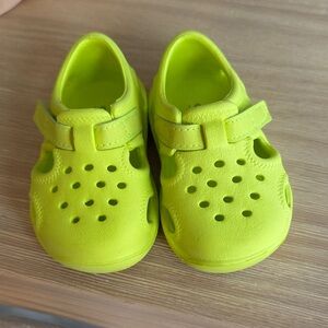 Carter's Neon Yellow Toddler Water Shoes